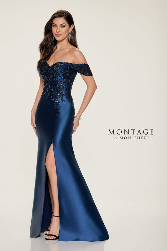 Formal Dresses Long Sequin Lace Formal Dress Navy Blue