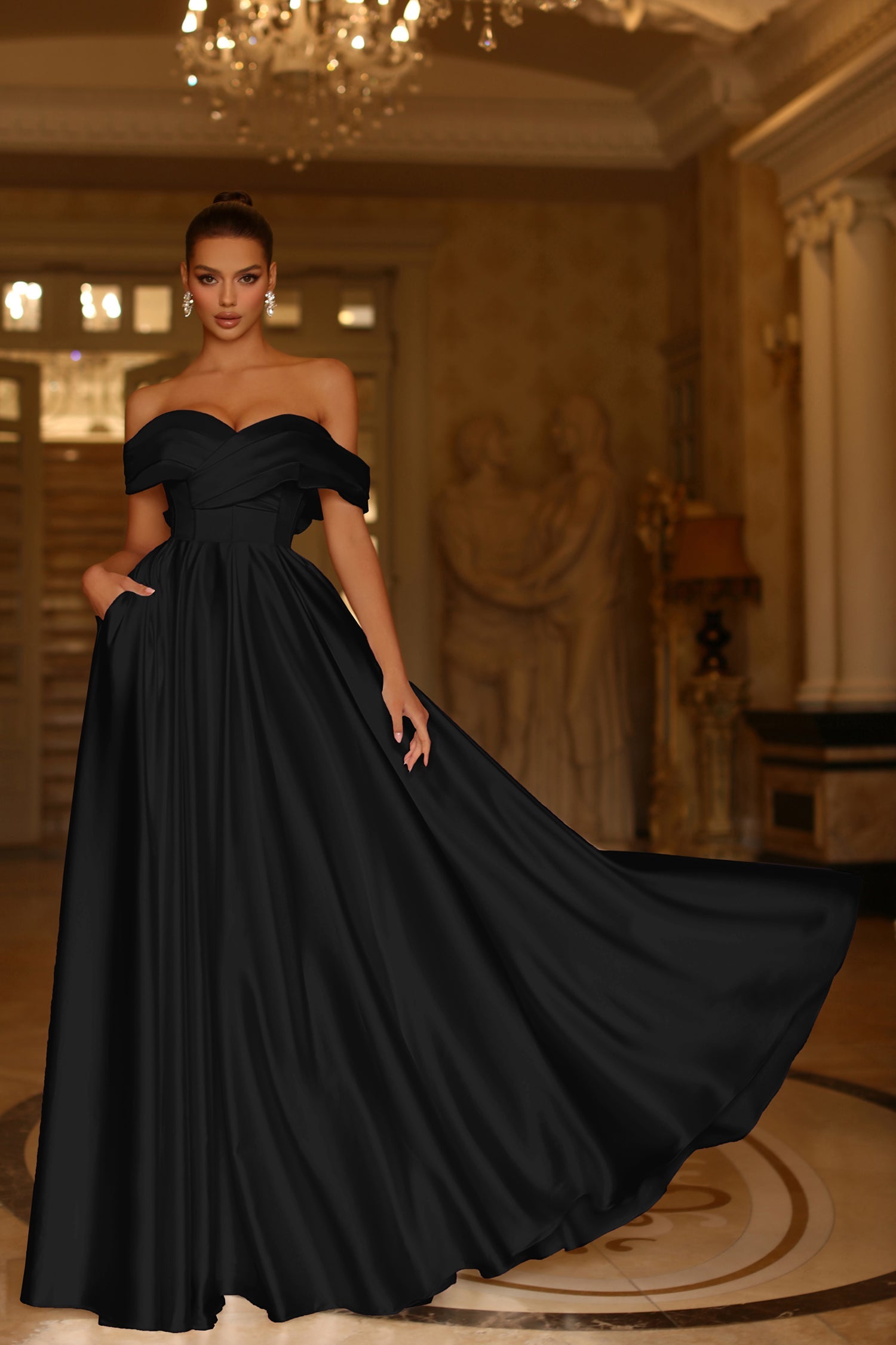 Tina Holly TE207 Long Formal A Line Prom Gown