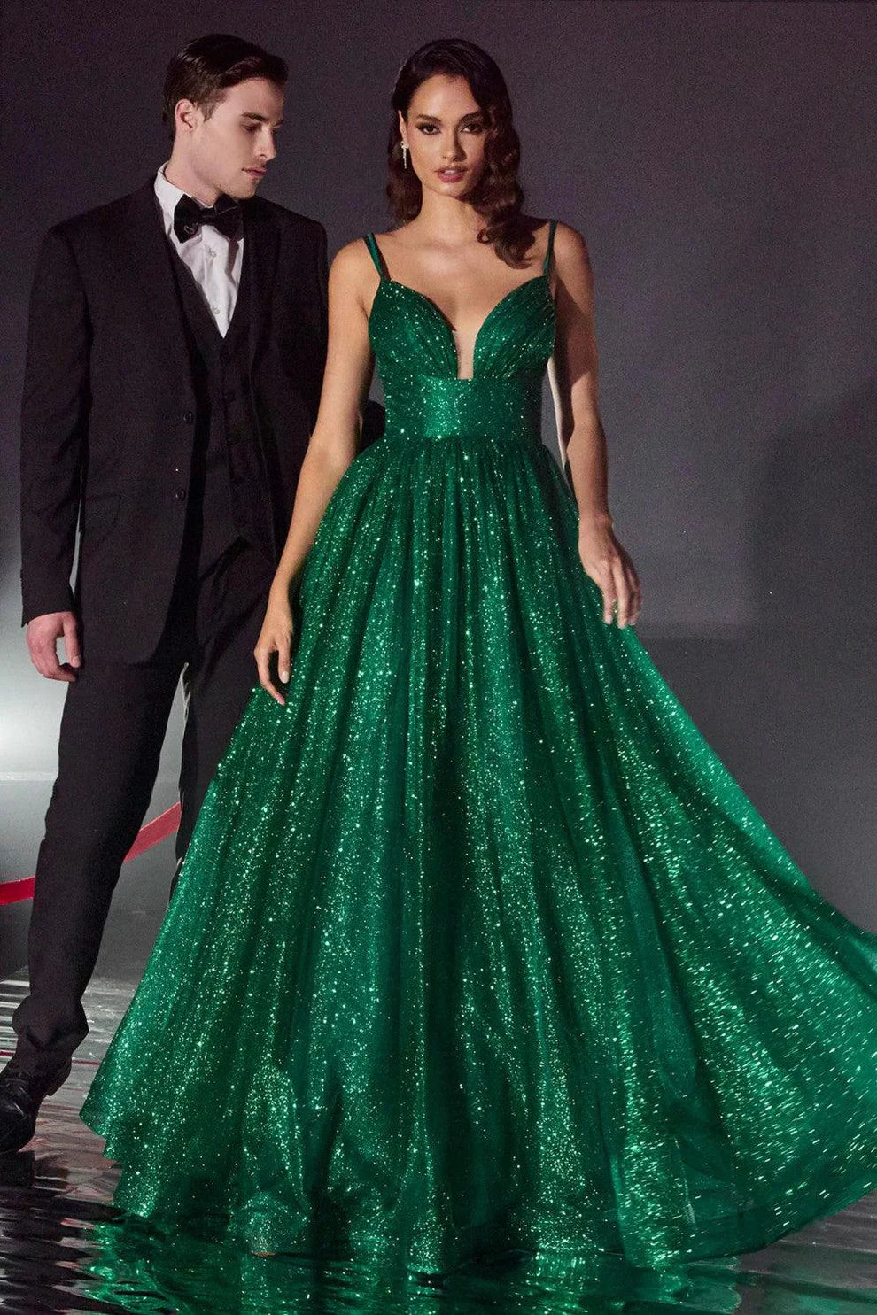 Glitter Prom Dress