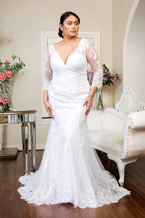 Long Sleeve Lace Wedding Dresses
