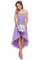 Cocktail Dresses A Line High Low Cocktail Dress Lilac