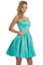 Cocktail Dresses Mini Short Beaded Applique Cocktail Dress Jade