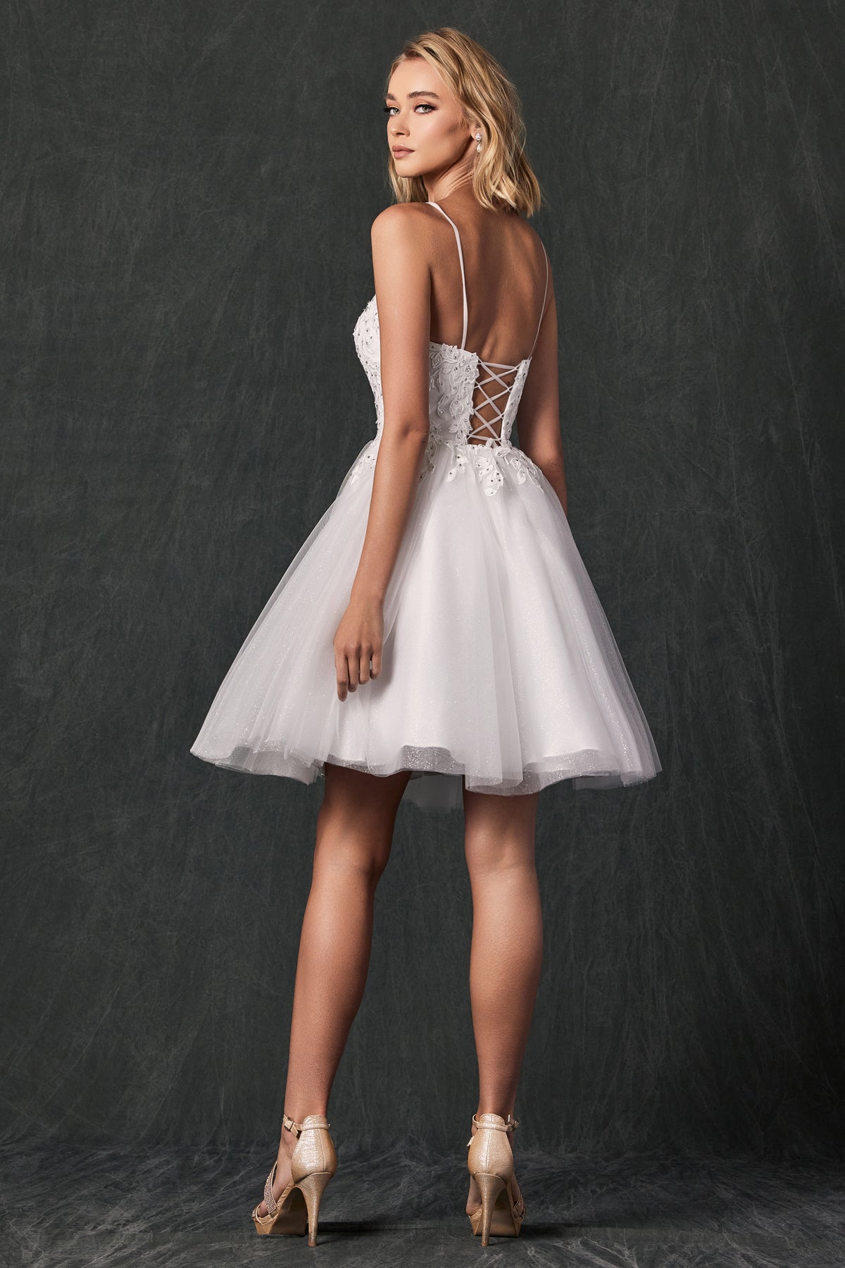 Cocktail Dresses A Line Short Cocktail Floral Dress Off White