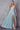 Prom Dresses Long Slit Formal Pleated Prom Dress Aqua