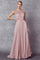 Formal Dresses Long A Line Formal Evening Dress Dusty Rose