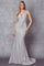 Prom Dresses Glitter Long Prom Formal Mermaid Dress Silver