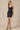 Cocktail Dresses Short Slit Homecoming Sequin Dress Black