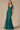 Prom Dresses Glitter Long Mermaid Formal Feather Prom Dress Emerald Green