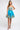 Cocktail Dresses Homecoming Beaded Mini Cocktail Dress Cyan Blue/Gold