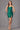 Cocktail Dresses Fitted Short Slit Mini Cocktail Dress Emerald Green
