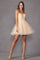 Cocktail Dresses Short Cocktail Feather Dress Champagne