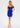 Cocktail Dresses Fitted Short Sequin Slit Cocktail Dress Royal Blue