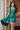Cocktail Dresses Fitted Short Cocktail Metallic Dress Emerald Green