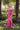 Prom Dresses Fitted Long Metallic Formal Prom Dress Fuchsia