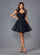 Cocktail Dresses Short Cocktail Feather Dress Black