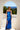 Prom Dresses Fitted Long Corset Prom Formal Metallic Dress Royal Blue