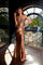 Prom Dresses Prom Fitted Slit Long Formal Applique Dress Bronze