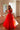 Prom Dresses A Line Long Formal Lace Applique Prom Dress Red