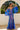 Prom Dresses Glitter Print Long Formal Applique Prom Dress Royal Blue