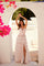 Prom Dresses Prom A Line Ruffled Print Long Formal Dres Pink