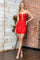 Cocktail Dresses Beaded Sequin Short Cocktail Dress Red