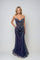 Prom Dresses Short Fitted Formal Evening Prom Dress Navy Blue