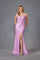 Prom Dresses Long Formal Fitted Slit Prom Dress  Lilac