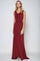 Formal Dresses Long Fitted Formal Prom Evening Dress Burgundy