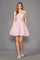 Cocktail Dresses Short Cocktail A Line Dress Pink