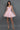 Cocktail Dresses A Line Short Cocktail Floral Glitter Dress Blush