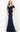 Mother of the Bride Dresses Mother of the Bride Ruched Shawl Long Dress Navy