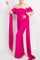 Jumpsuit Long Formal Jumpsuit Fuchsia