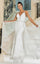 Wedding Dresses Long Bridal Gown 3D Lace Overskirt Wedding Dress White