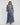 Plus Size Dresses Long Sleeve Formal Sequin Plus Size Dress Slate Blue
