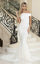 Wedding Dresses Long Fitted Bridal Lace Wedding Dress White