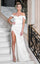 Wedding Dresses Simple Bridal Gown Pleated Slit Wedding Dress White