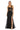 Prom Dresses Fitted Slit Long Formal Prom Dress Black/Nude