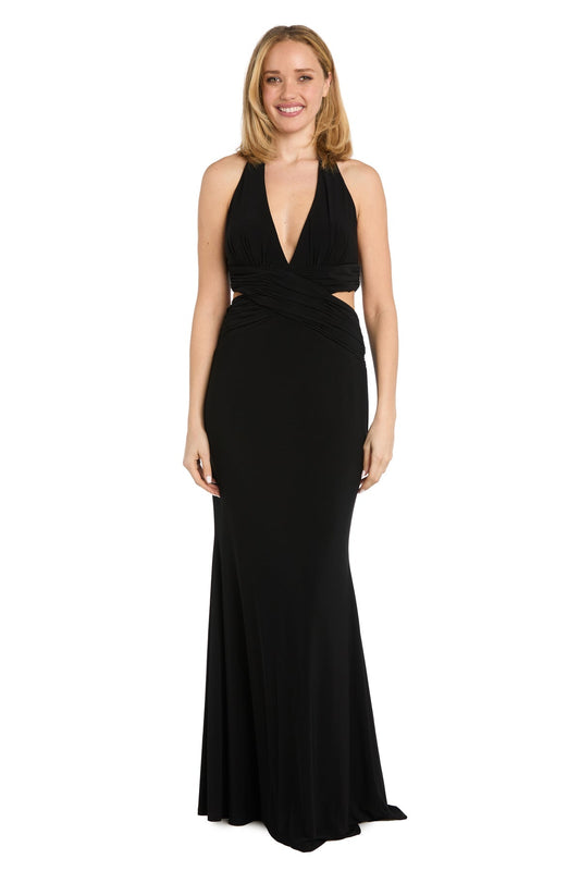 Prom Dresses Fitted Long Formal Evening Prom Dress Black