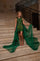 Girl Dresses Beaded Print Formal Little Girl Romper Dress Emerald
