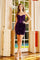 Cocktail Dresses Sequin Short Velvet Cocktail Dress Purple