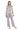Pant Suit Mother of the Bride Long Formal Pant Suit Jacket Set Lavender/Silver