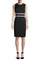 Cocktail Dresses Fitted Short Homecoming Cocktail Dress Black Lily White
