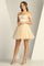 Cocktail Dresses Homecoming Short Glitter Cocktail Prom Dress Champagne