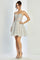 Cocktail Dresses Homecoming Short A Line Corset Applique Cocktail Dress Silver
