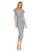 Cocktail Dresses Cocktail Sequin Short Midi Dress Slate Blue