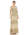 Formal Dresses Long Sleeve Formal Evening Dress Gold