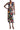 Cocktail Dresses Floral Print Ruffle Midi Cockatil Dress Navy Multi