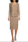 Cocktail Dresses Short Mother of the Bride Jacker Dress Champagne
