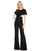 Mac Duggal 11273 Formal Short Puff Sleeve Jumpsuit