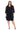 Plus Size Dresses Short Mother of the Bride Plus Size Sequin Jacket Dress Navy